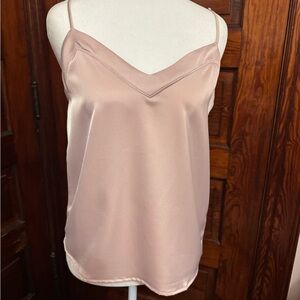 Gibson Blush Satin Camisole Top